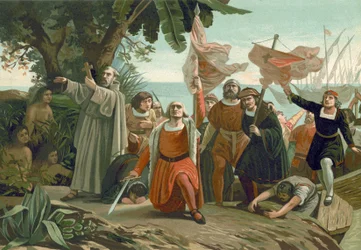 Arrival of Columbus in America, 1492