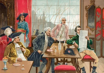 Cafe in Paris during the French Revolution