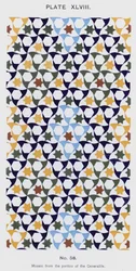 Mosaic from the portico of the Generalife