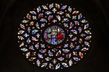 Rose Window Depicting the Assumption of the Virgin, c.1460