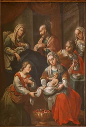 Sanctuary of Queralt. The Church. Interior. Painting. 19th Century