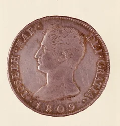 Silver Coin from Spain: Reign of Joseph Napoleon