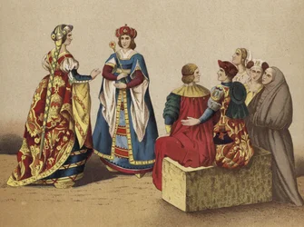 Spanish costumes of the 15th Century