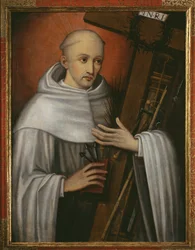 St. Bernard of Clairvaux carrying the instruments of the Passion