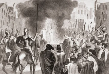 Templars Being Burnt at the Stake