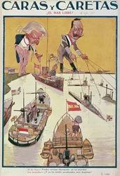 The Kaiser and Uncle Sam at the Time of the 1st World War