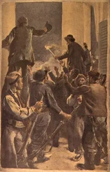 The Proclamation of the Revolutionary Council in the Town Hall of Barcelona, 29th September 1868