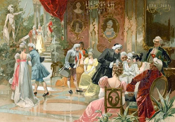 The Court of King Louis XV of France