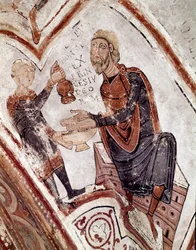 The Cycle of the Months: Pontius Pilate Washes His Hands (detail)