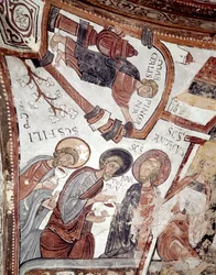 The Cycle of the Months: A Servant Offers a Drink to the Apostles (detail)