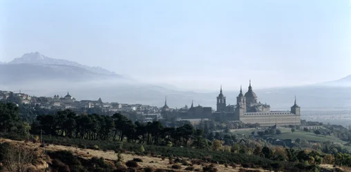View of the Monasterio de San Lorenzo de El Escorial