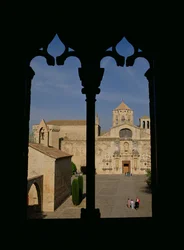 View of the church inside the monastery, begun in 1161