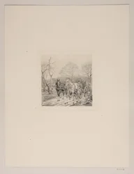 The Surf in the Forest. Two Horses for a Wagon