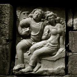 Isurumuniya lovers, 6th Century, Gupta style carving