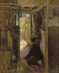 At the Cottage Door
