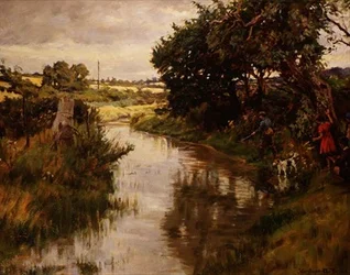 Children Fishing