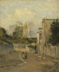 Montmartre, the Rue Cortot, c.1872-76