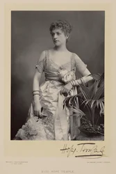 Miss Hope Temple, Portrait Photograph