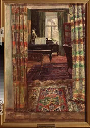 Interior with a grand piano