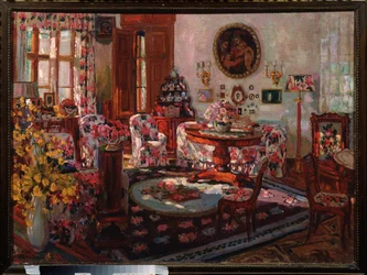 Interior of the Brasovo Manor