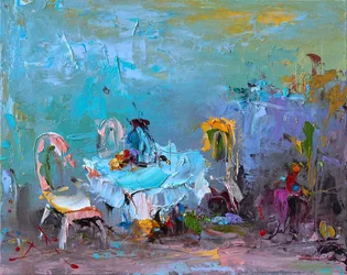 Colorful Cafe Impression