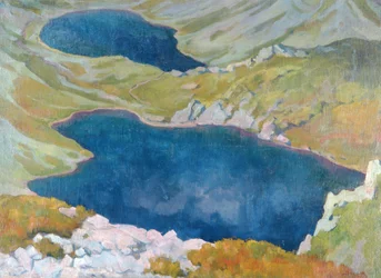Hinczow Lakes in the Tatra Mountains, 1907