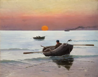 Sunset on the Sea