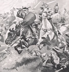 Battle of Shrewsbury, 21st July 1403, Illustration from 