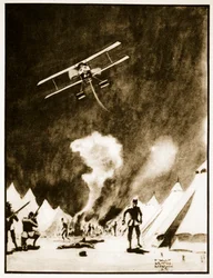 Bombing the Turks at the Dardanelles, illustration from 
