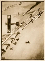 Colonel Bishop Gains his V.C, illustration from 