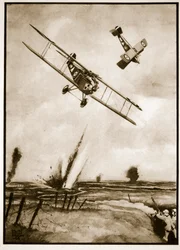 Trench Strafing, illustration from 
