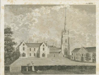Clifton Campville Church (engraving), nd [c 1790]