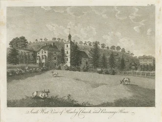 Himley Church and Parsonage (engraving)