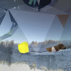 Abstract Winter Reflection
