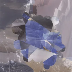 Blue Geometric Abstract