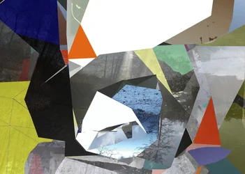 Geometric Nature Collage