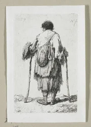 Beggar Seen from Behind