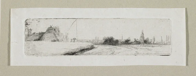 Small Landscape with Distant Village