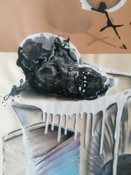 Dark Surreal Skull