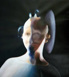 Enigmatic Abstract Head