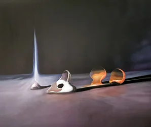 Glowing Abstract Forms