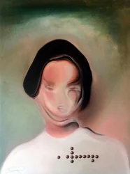 Melancholy Distorted Portrait