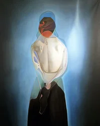 Mysterious Blue Contemplation