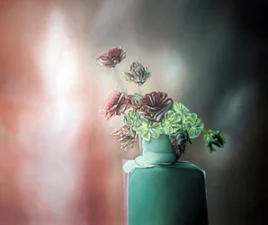 Surreal Floral Still Life