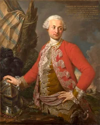Portrait of Joseph de Saint Étienne Borne, Comte de Saint Sernin, Royal Polish and Electoral Saxon Chamberlain, Captain of the Guard, and Adjutant-General of the Infantry