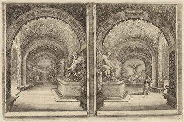 A Grotto Seen from Two Different Viewpoints