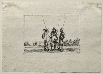 Caprices: Three Standing Soldiers