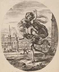 Death Carrying a Child to the Left