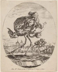 Death Carrying a Child to the Right