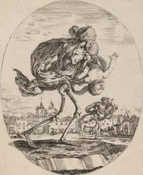 Death Carrying a Child to the Right